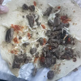 Sirloin Quesadilla with no cheese