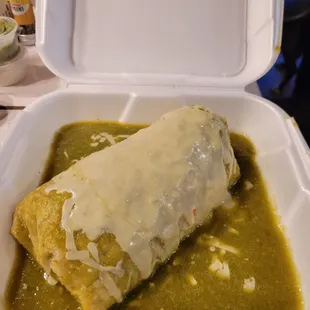 Asada wet burrito