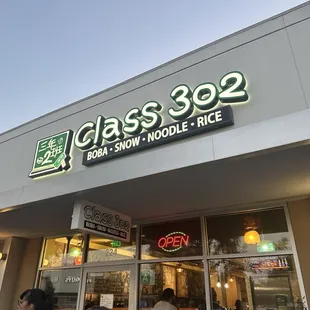 outside