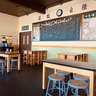 Typical Taiwanese Classroom setting!