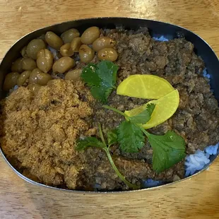 Ground Pork Over Rice