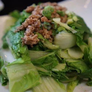 Boiled Baby Bok Choy