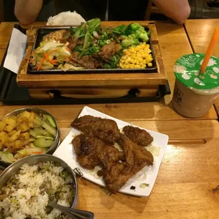 Taiwanese Braised Pork Chop Bento Box