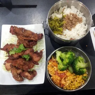 Popcorn Chicken Bento Box