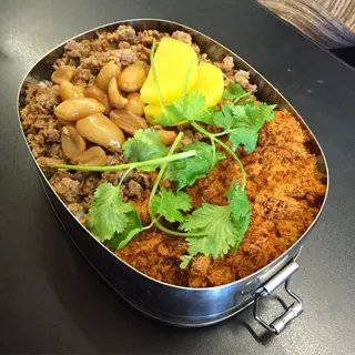 Ground Pork Over Rice