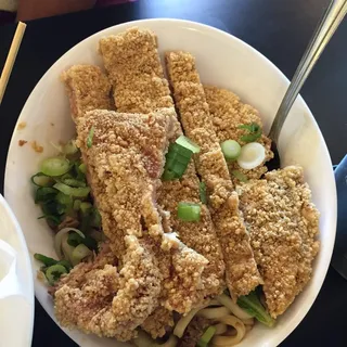 Crispy Pork Chop Noodles