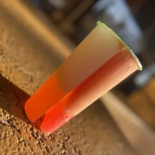 Mango berry smoothie &amp; guava lychee smoothie