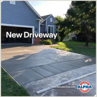 a new driveway