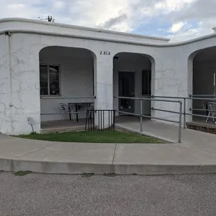 Front entrance at Classen Coffee Company