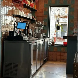 Prep area