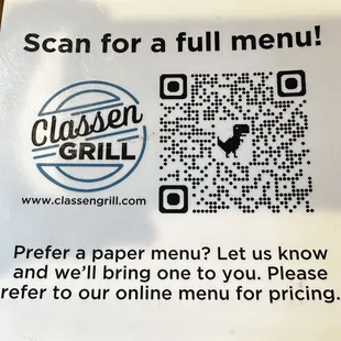 QR  Menu