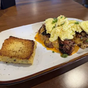 Loaded Biscuit and Grit cake