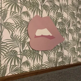 Cute, but paired with the 9 other semi-nudity decorations in the room, made it feel more like a place to shag.