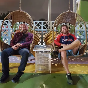 Beautiful patio for hanging out