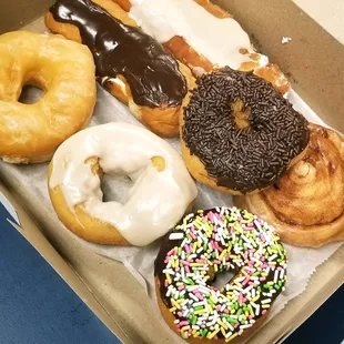 donuts! half dozen and a free one on national donut day.