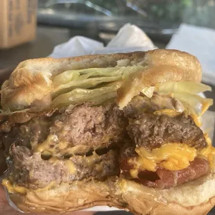 Double bacon cheese burger