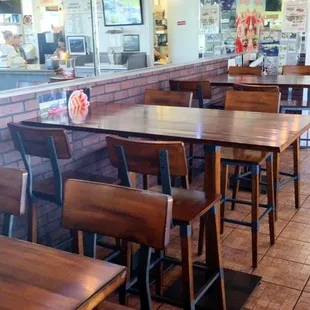 New tables &amp; chairs