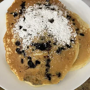 Blueberry pancakes