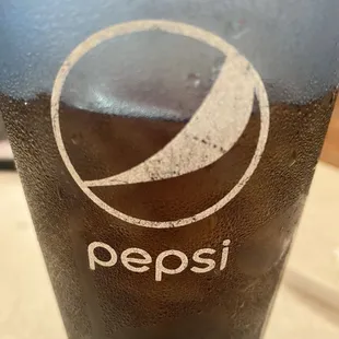 Pepsi is on the menu.