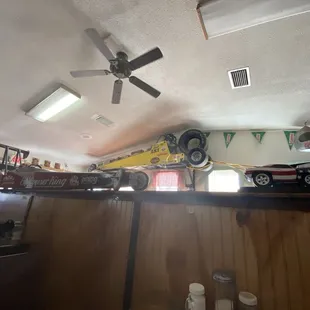 Inside pic - list of race car items