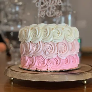 a wedding cake