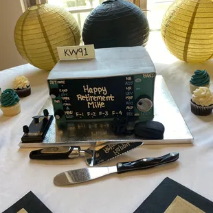 Retirement Celebration.  Now he can spend all the time he wants on the Ham Radio!