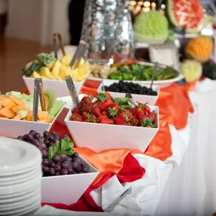 Fresh fruit display, photo by Melissa &amp; Beth