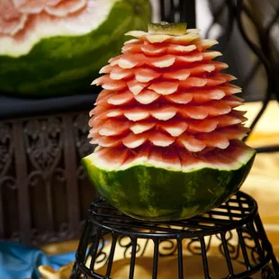 Thai Fruit Carving by proprietor Doug Partridge