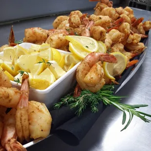 Jumbo shrimp cocktail.
