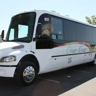 28 passenger coach, take it all over California and beyond.