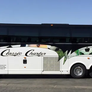 Soccer Time!!  Classic Charter 47 passenger luxury motorcoach.