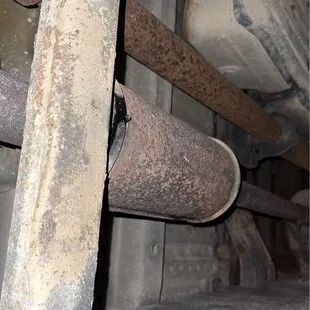 Leaks all over exhaust turbo's transmission etc