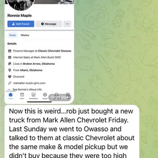 This is me asking my manager what happened at her store. After further investigation this is what we find out. What a sad life