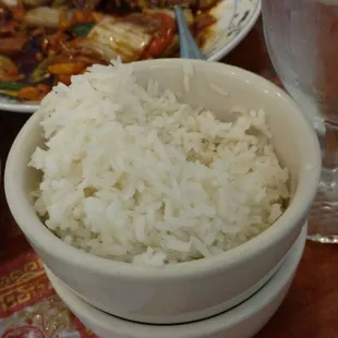 Rice ( 1/4 eaten)