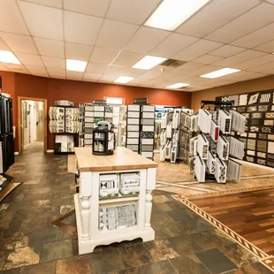 We have a large selection of tile to choose from for any project!