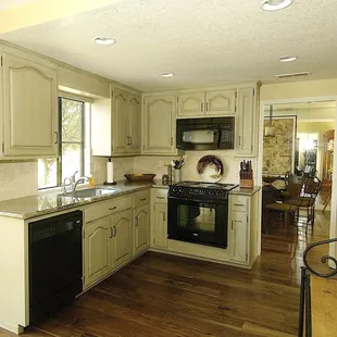 Faux painting on the cabinets and much, much, more!