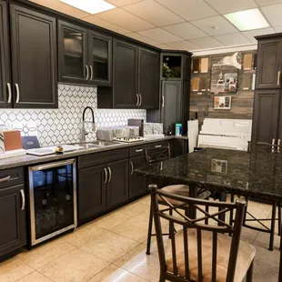 We have a beautiful kitchen vignette designed to inspire your own kitchen remodel