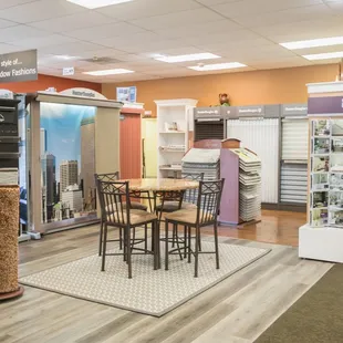 We are an exclusive Hunter Douglas dealer