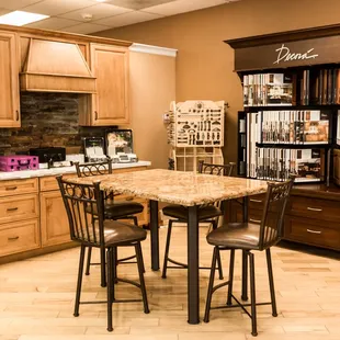 We offer custom cabinetry!
