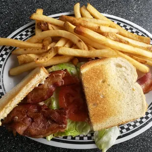 BLT and fries