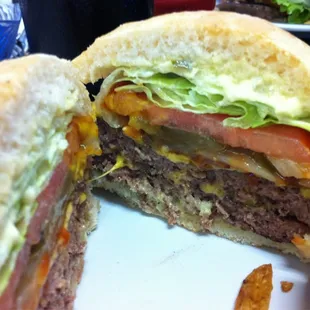 Classic double with bacon!