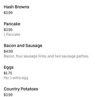 Bacon and Sausage