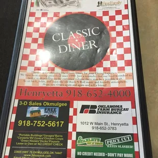 We stopped for breakfast and were very pleased. The service was good and the menu selections were good, not too many and not too few.