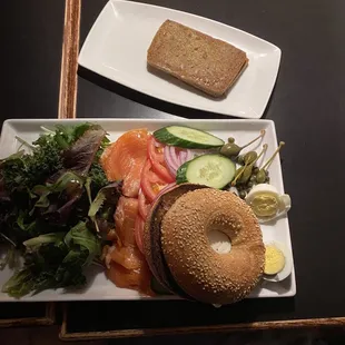 Bagel w/ Lox. Scrapple.