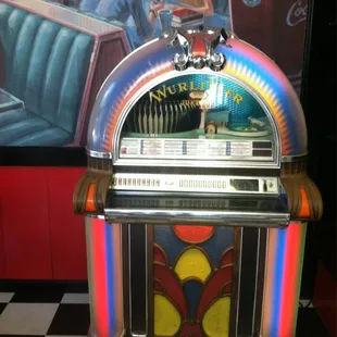 The jukebox works. Fun!