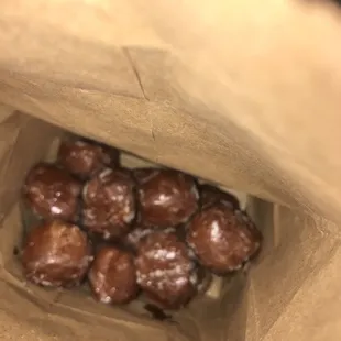 Chocolate donut holes - my addiction