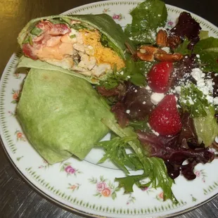 Wrap &amp; House salad