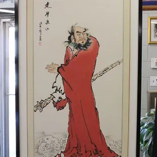 One of our customers brought in both of these Asian scrolls.