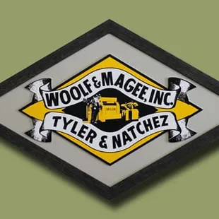 This was a fun project: a custom frame without a right angle!