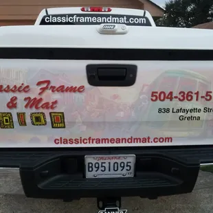 Wrapped the tailgate!